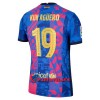 Virallinen Fanipaita FC Barcelona Sergio Agüero 19 Kolmas Pelipaita 2021-22 - Miesten